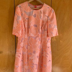 Lela Rose fil coupé cocktail dress